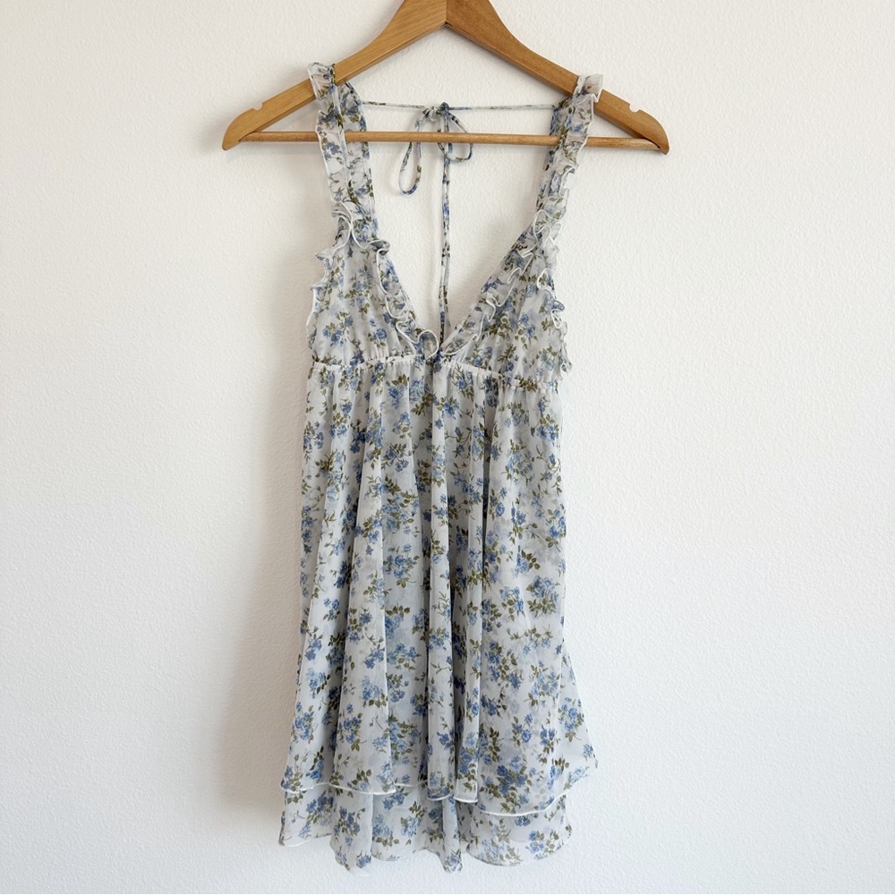 Rumored Secret Garden Floral Mini Dress